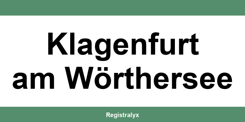 Telefonnummer und Öffnungszeiten des Meldeamts in Klagenfurt am Wörthersee