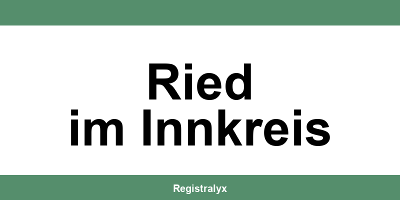 Telefonnummer und Öffnungszeiten des Meldeamts in Ried im Innkreis