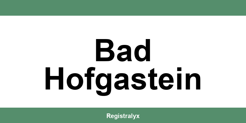 Telefonnummer und Öffnungszeiten des Meldeamts in Bad Hofgastein