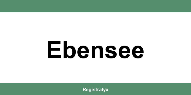 Telefonnummer und Öffnungszeiten des Meldeamts in Ebensee